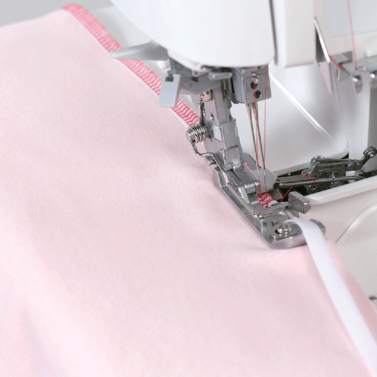 MO-655 2/3/4/5 Thread Overlock and Chainstitch with Differential Feed and Rolled Hem