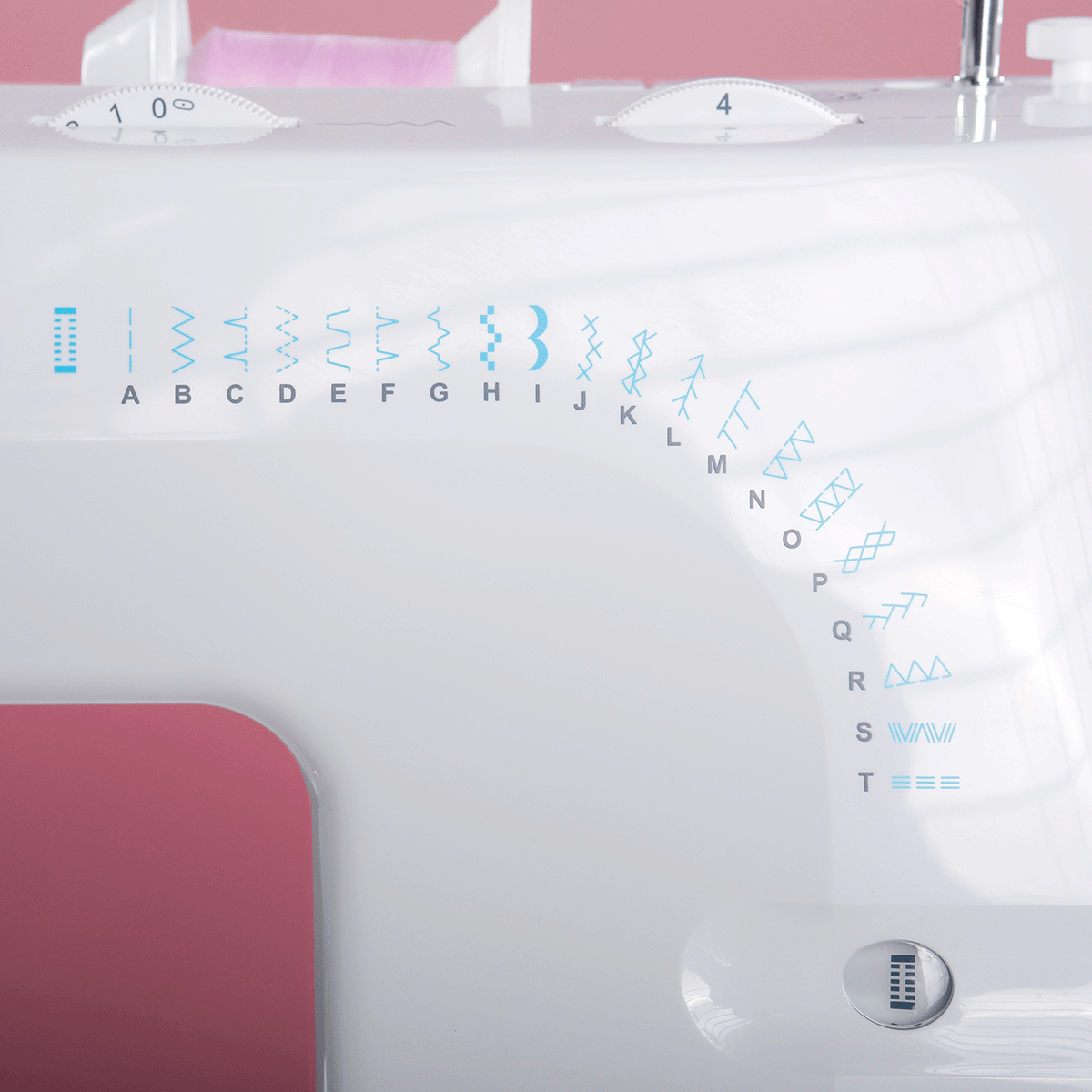 HZL-353ZR-C Compact Size Sewing Machine with 21 Stitch Patterns