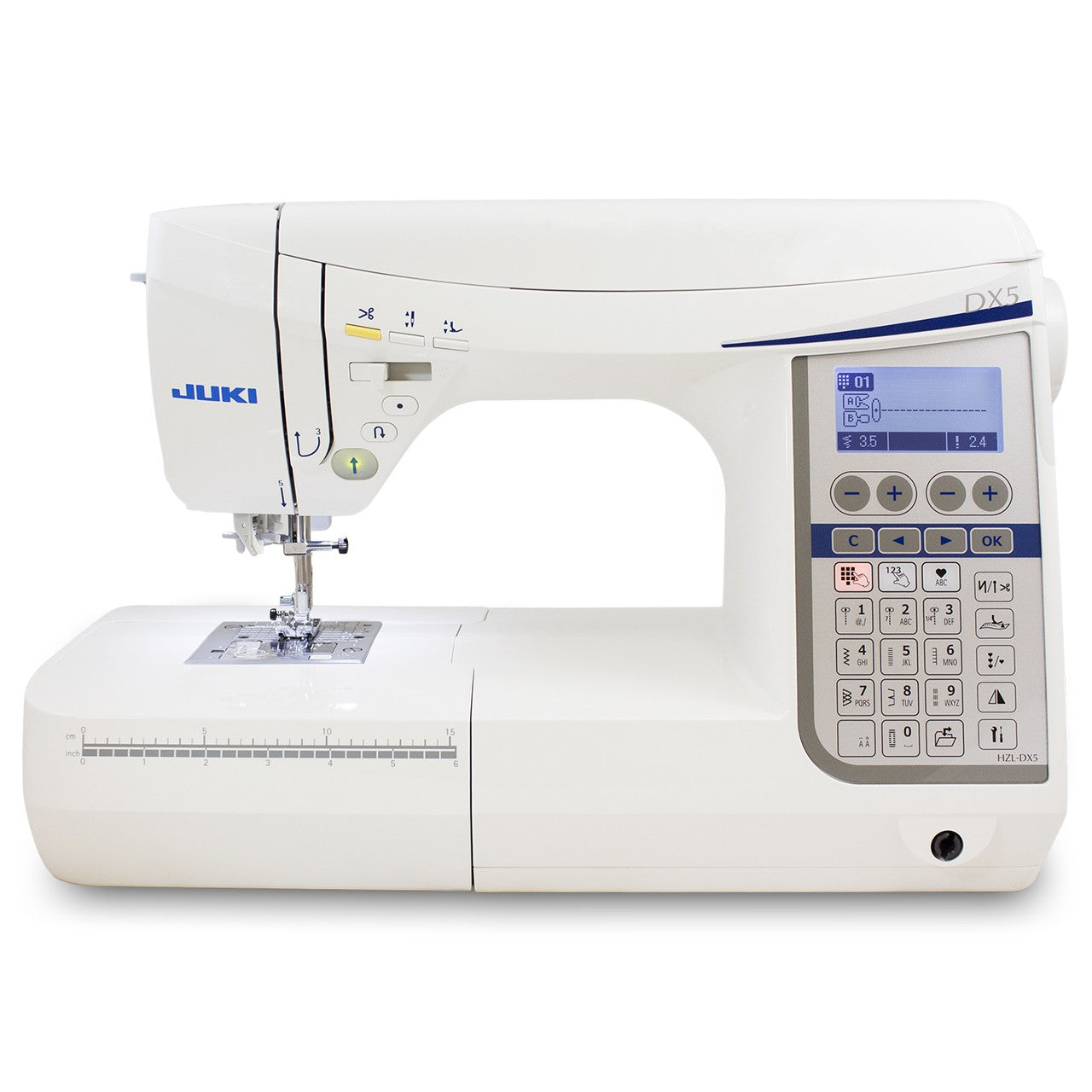 HZL-DX5 Professional Quality Quilting and Sewing Machine with 185 Stitch Patterns and 3 Fonts